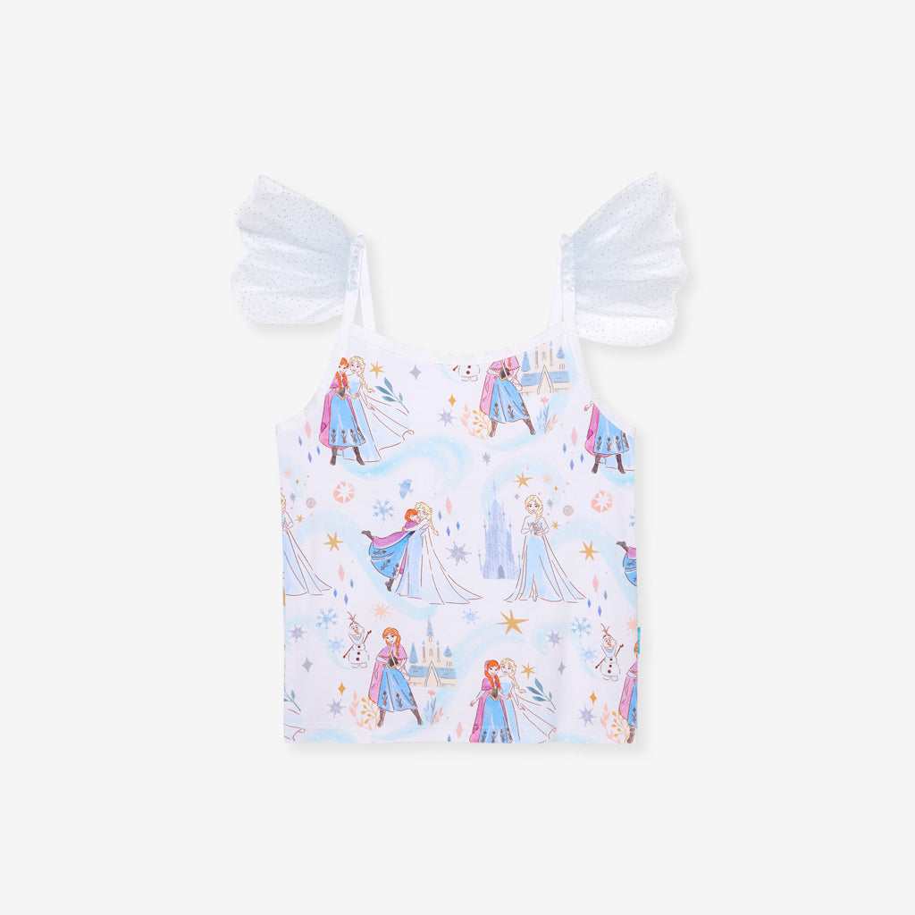 Disney Elsa & Anna Ruffled Tulle Cami