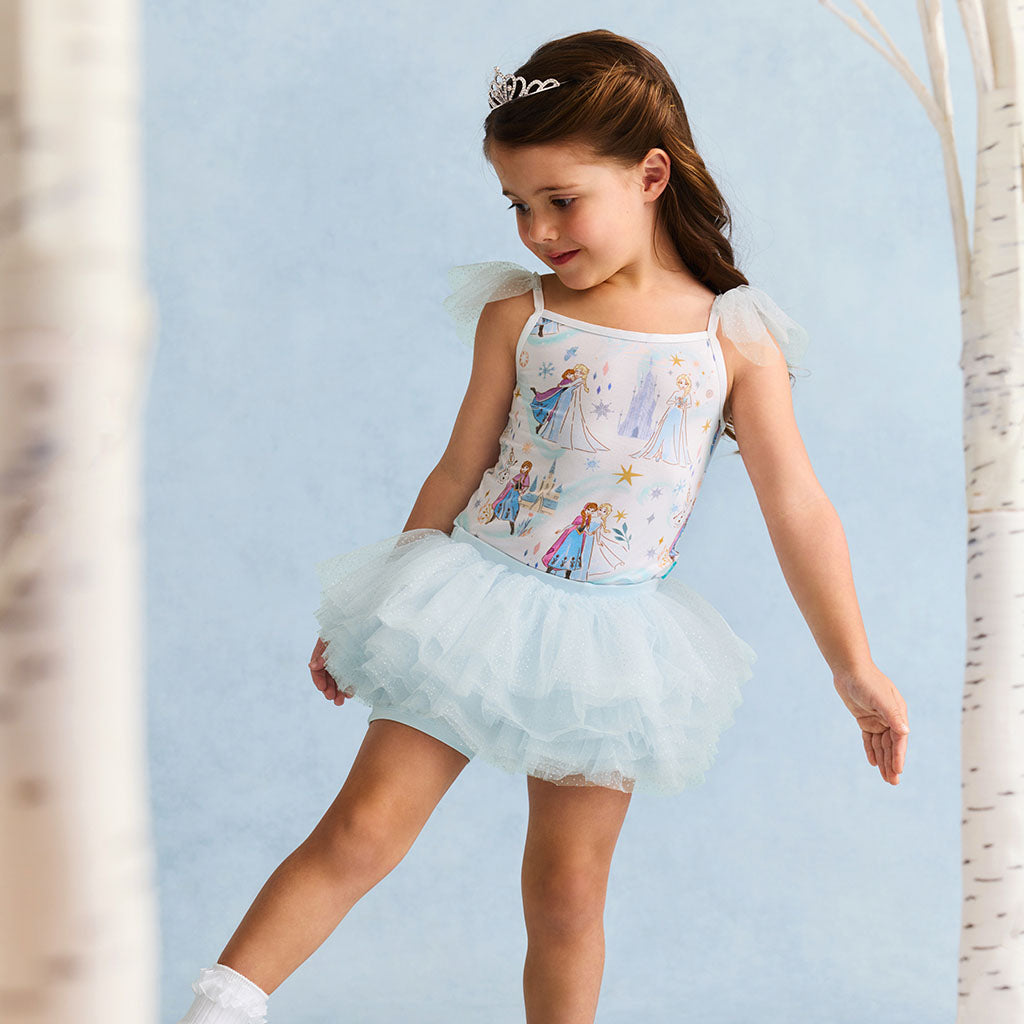 Disney Elsa & Anna Ruffled Tulle Cami