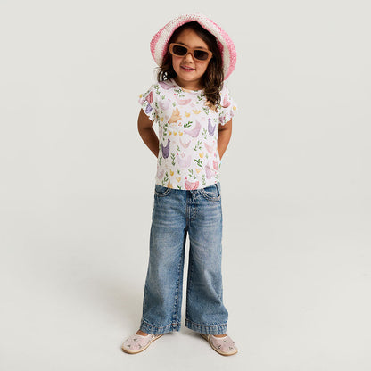 Jo Ruffled Boxy Tee