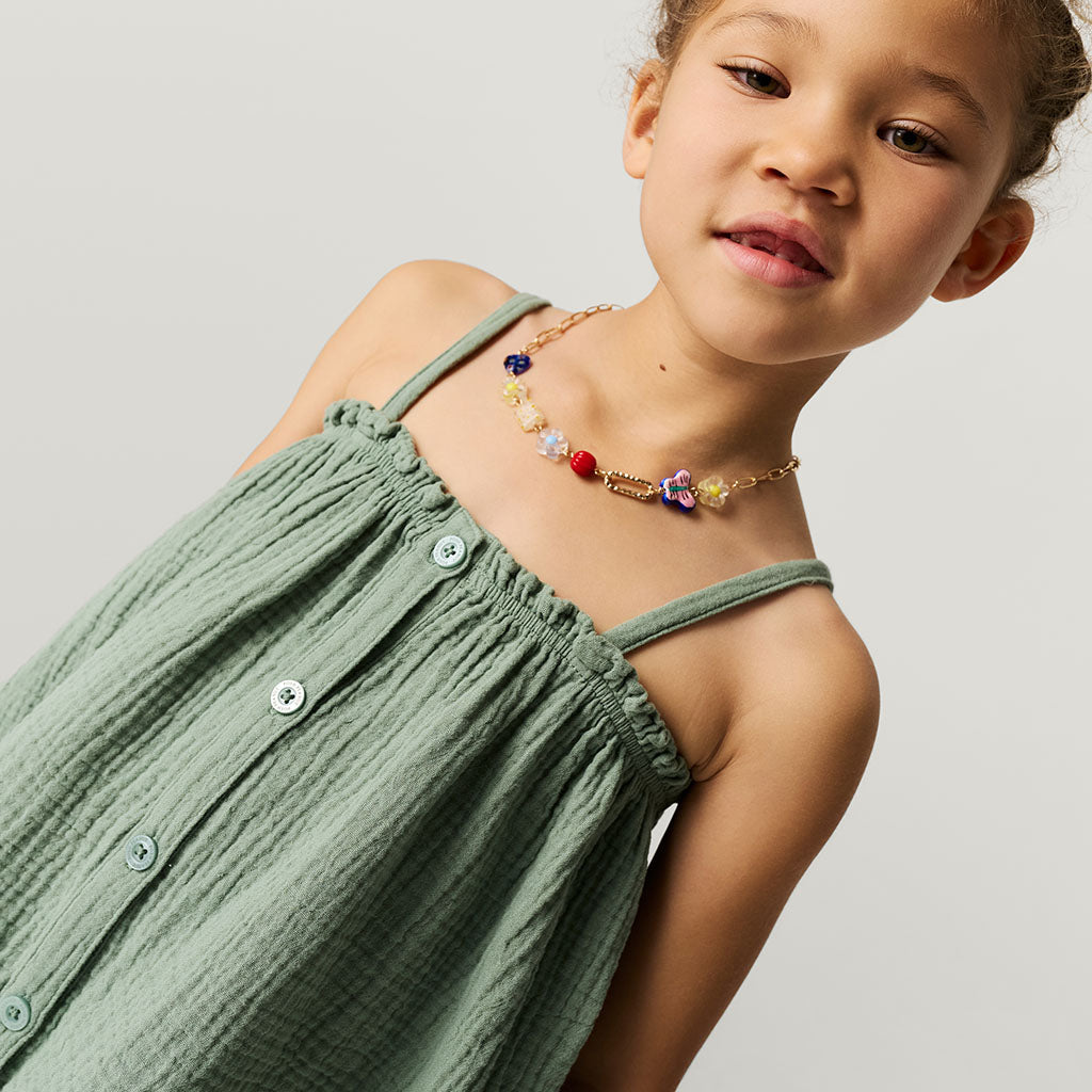 Soft Jade Cotton Crinkle Cami