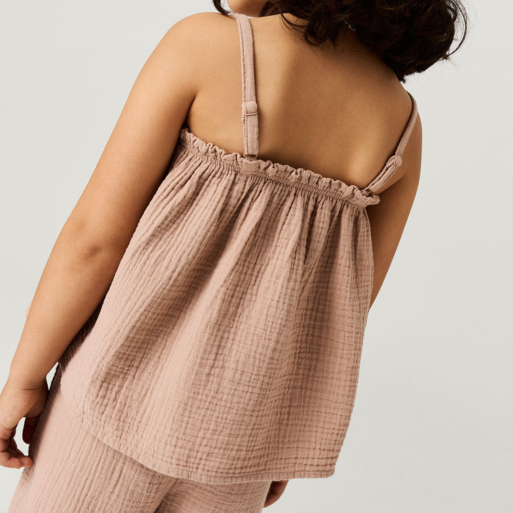 Macchiato Cotton Crinkle Cami