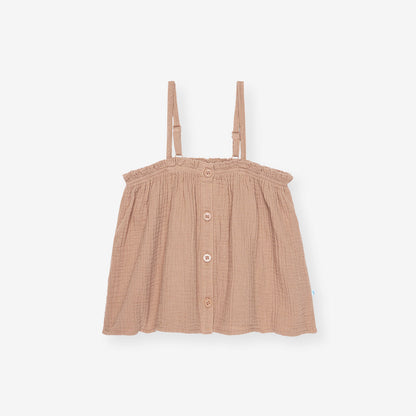 Macchiato Cotton Crinkle Cami