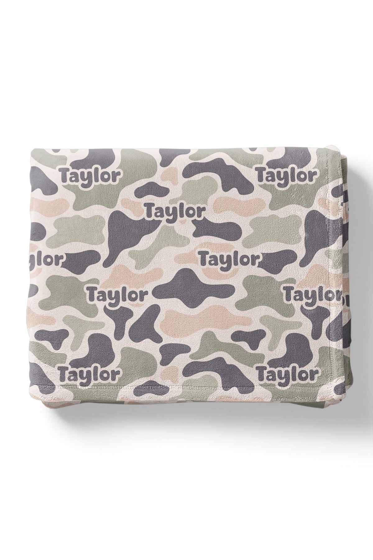 Personalized Kids Blanket | Camo Cutie