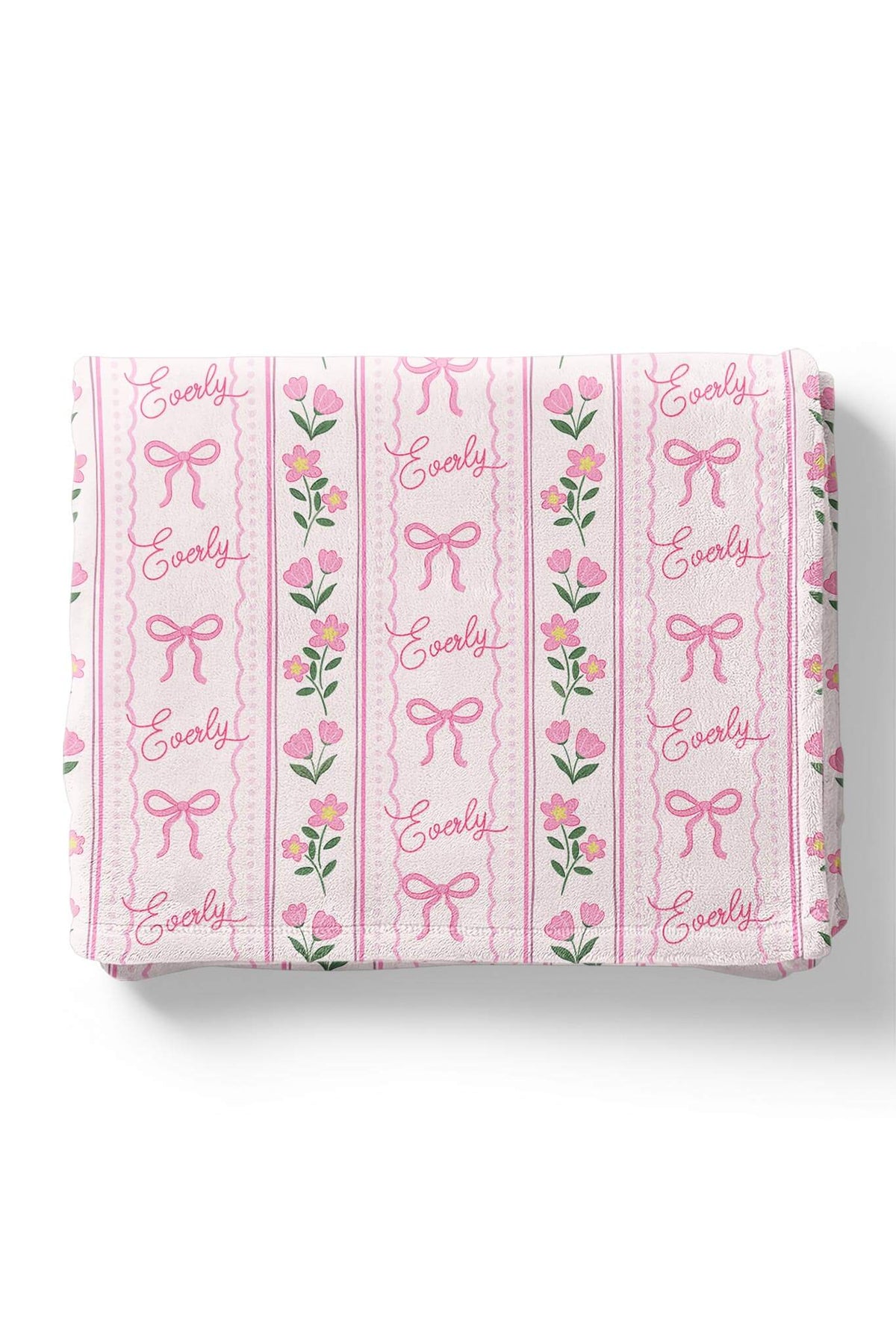 Personalized Kids Blanket | Coquette Garden