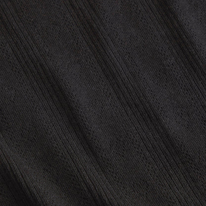 Women's Black Pointelle Fly Away Cardigan