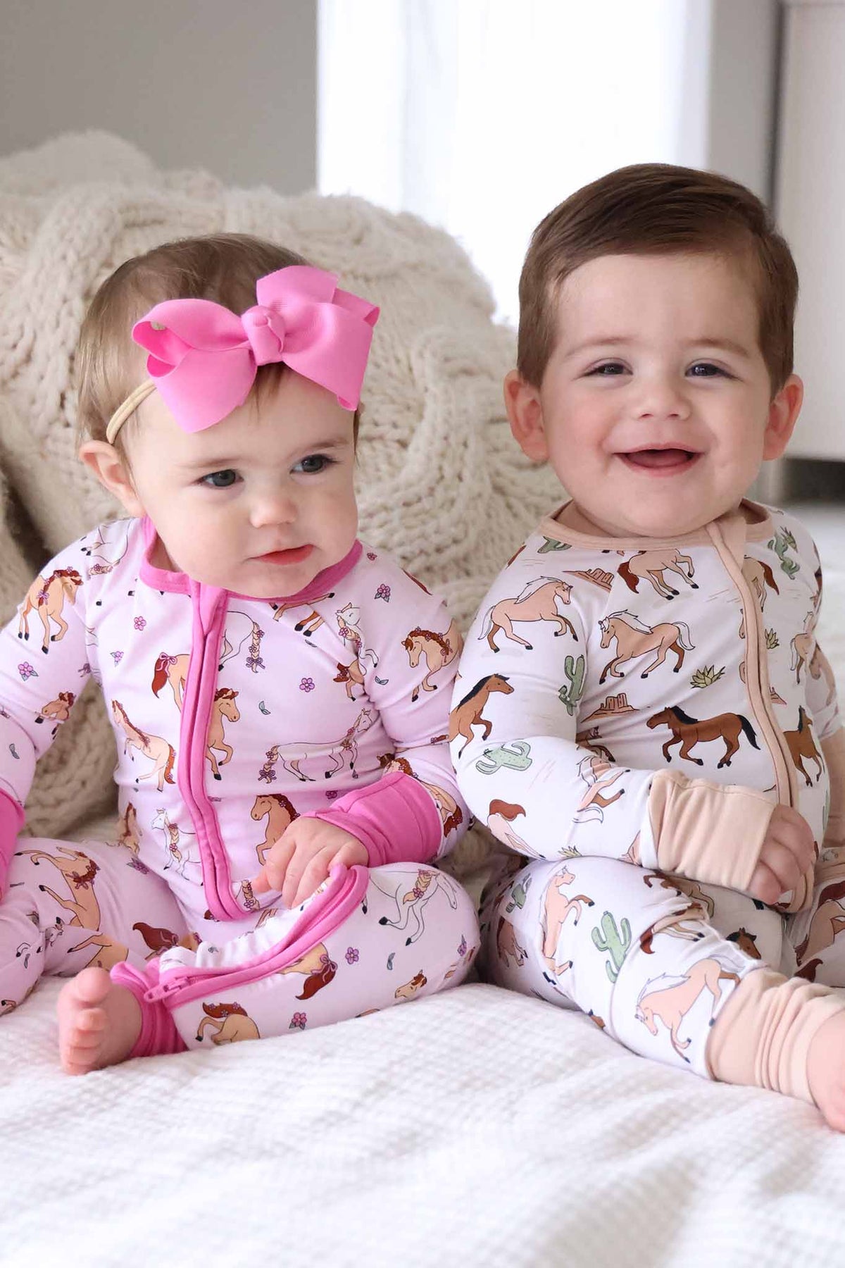 Convertible Zip Romper | Pony Club Neutral