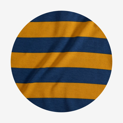 Ravenclaw House Stripe French Terry Polo Shirt