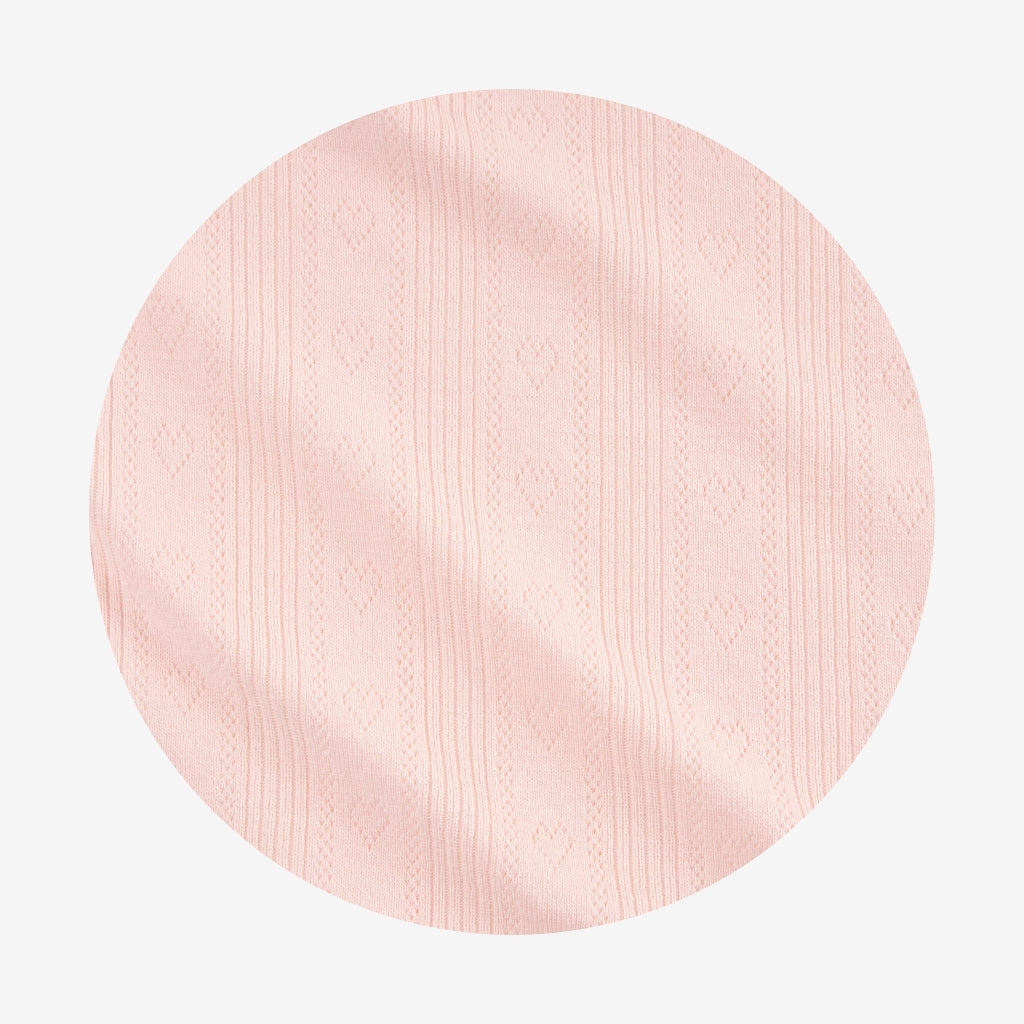 Sweet Pink Pointelle Cardigan