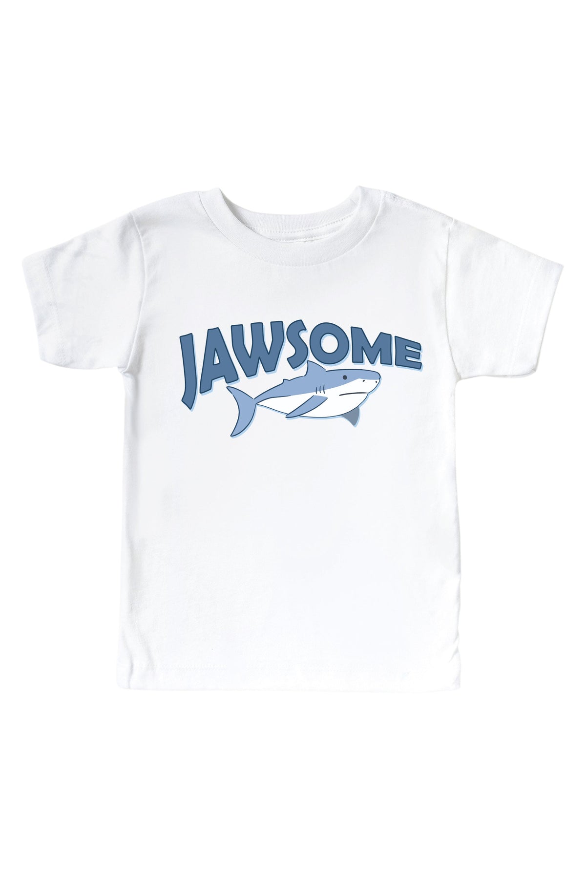 Jawsome Graphic Bodysuit & Kids Tee | White
