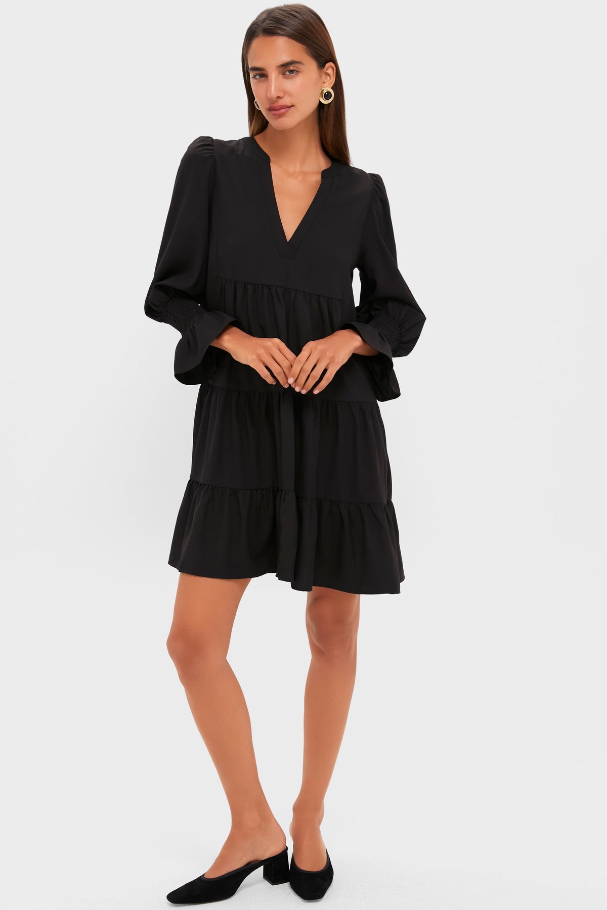 Black Crepe Kenzo Dress