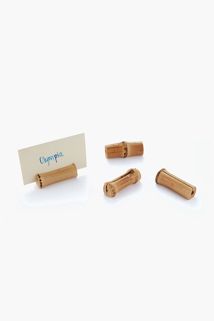 Bamboo Place Card Holders