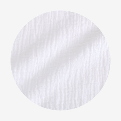 Women's White Cotton Crinkle Cami
