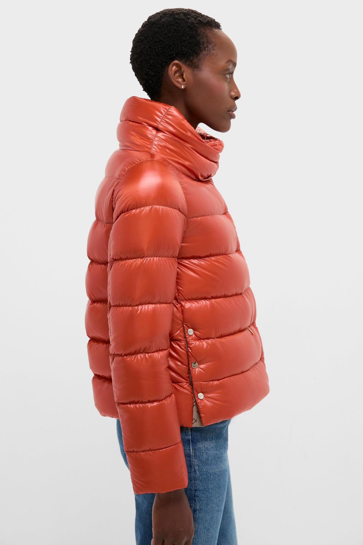 Arancione Nylon Ultralight Jacket
