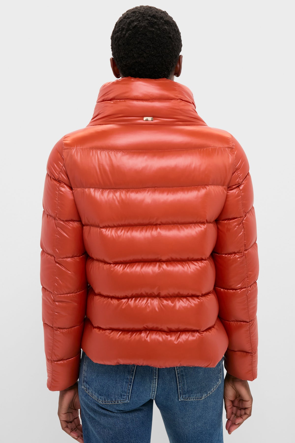 Arancione Nylon Ultralight Jacket