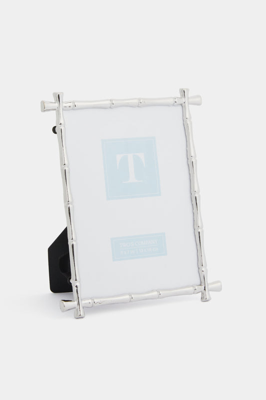 5x7 Bamboo Silver Frame