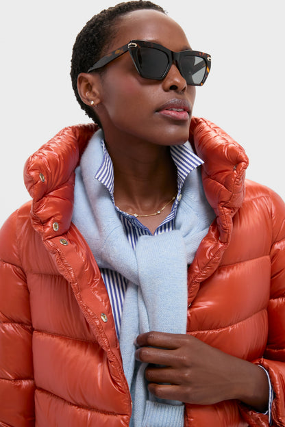 Arancione Nylon Ultralight Jacket