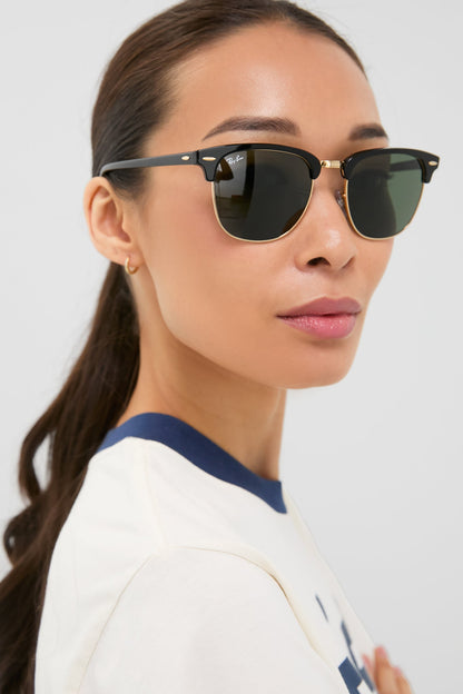 Black Clubmaster Sunglasses
