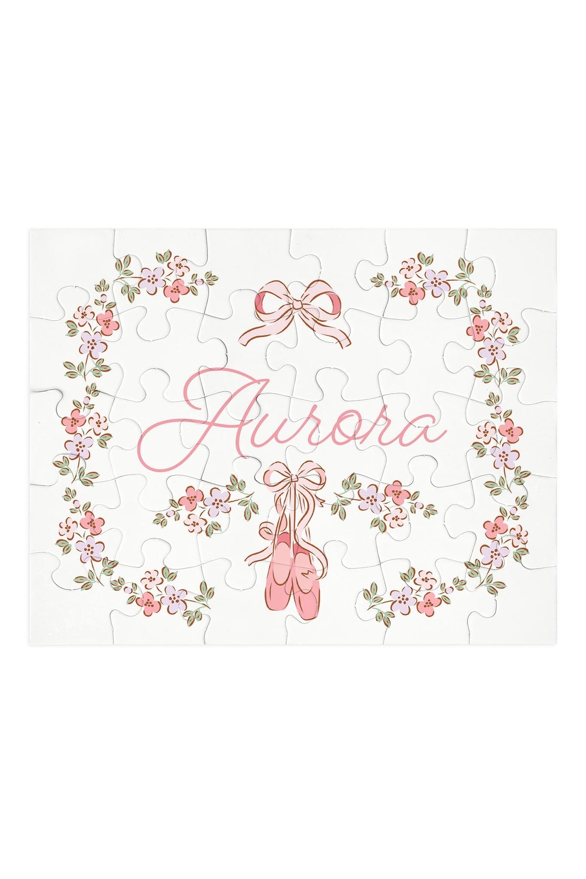Kids Personalized 30 Piece Puzzle | Ballet Blossoms