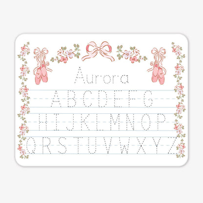 Kids Personalized Whiteboard | Ballet Blossoms