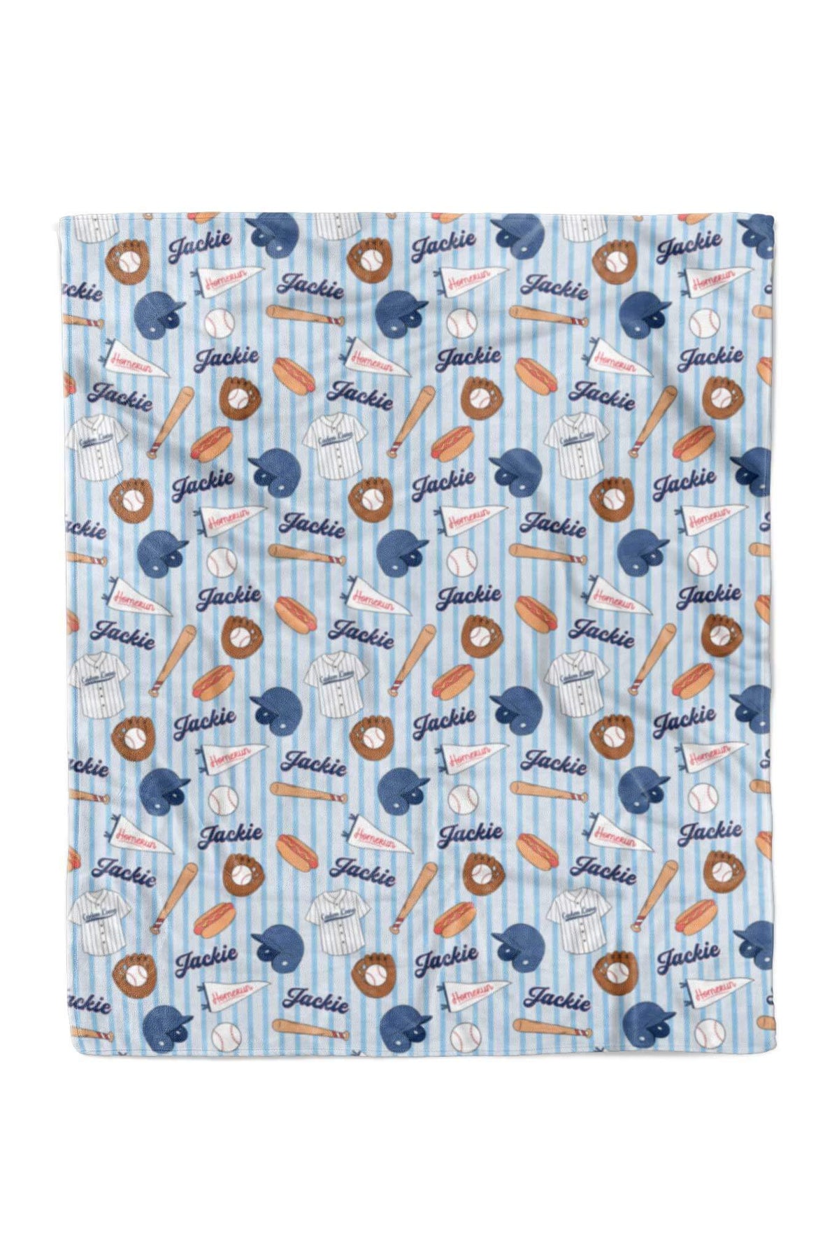 Ballpark Bros Personalized Kids Blanket