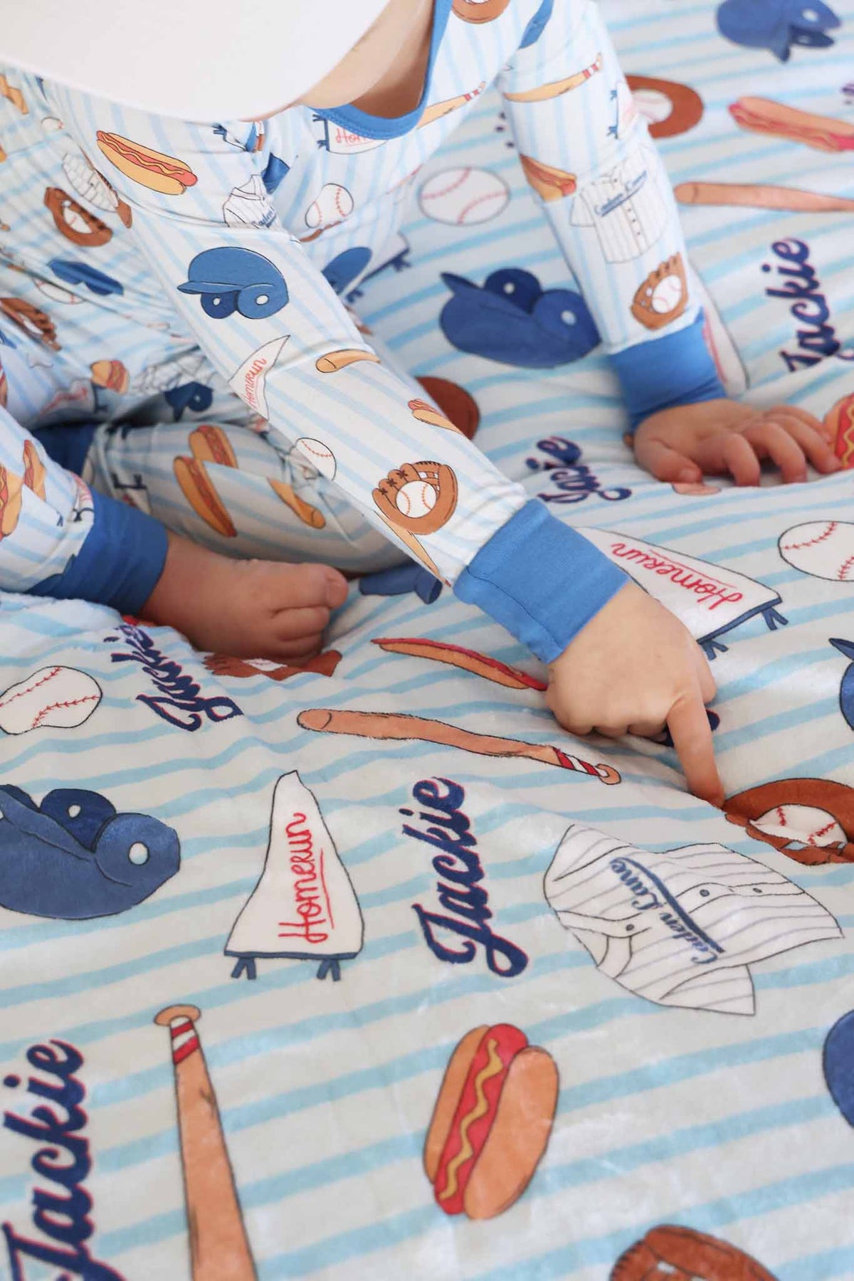 Ballpark Bros Personalized Kids Blanket