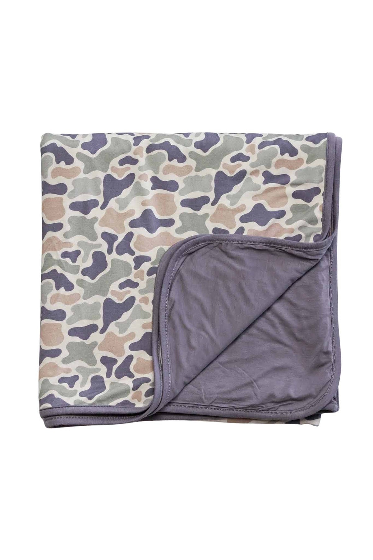 Double Sided Bamboo Blanket | Camo Cutie