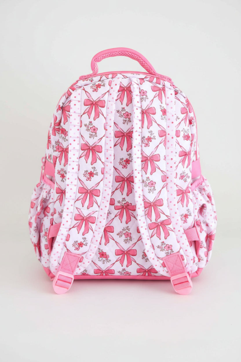 Kids Embroidered Ruffle Backpack | Bow Besties