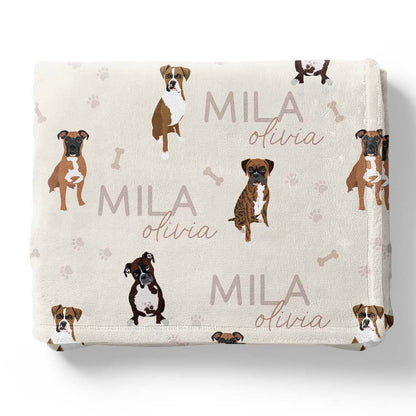 Personalized Kids Blankets | Dog Breeds - Part 1
