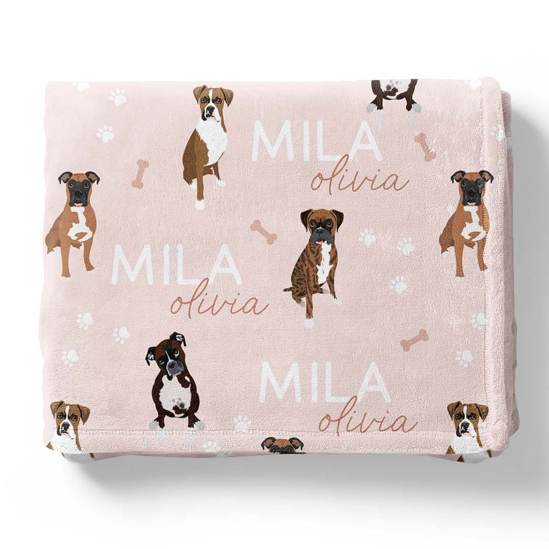Personalized Kids Blanket | Boxer