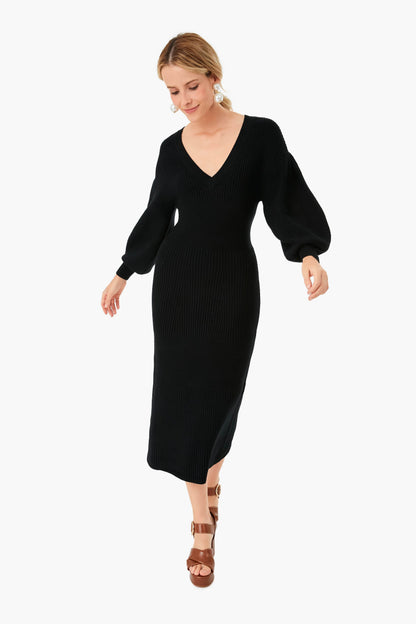 Black Carnation Dress