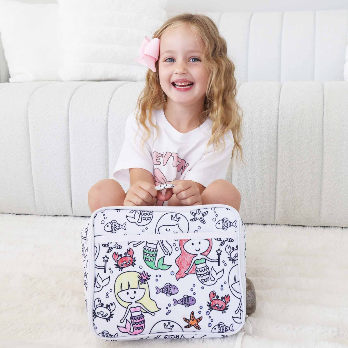 Kids Colorable Lunchbox | Mermaid Magic