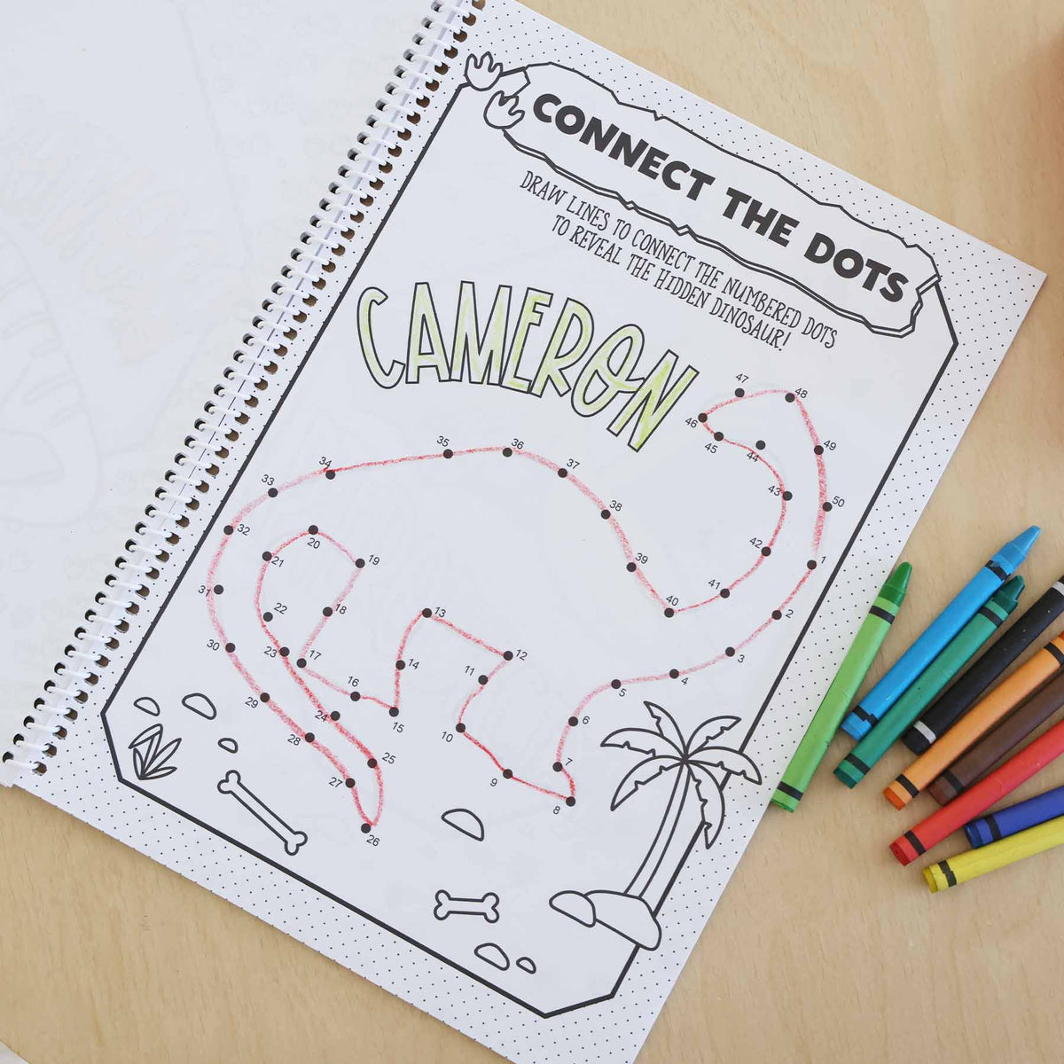 Personalized Coloring Book | Jurassic Playground