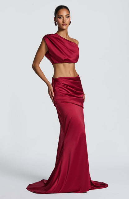 Edwina Top - Burgundy