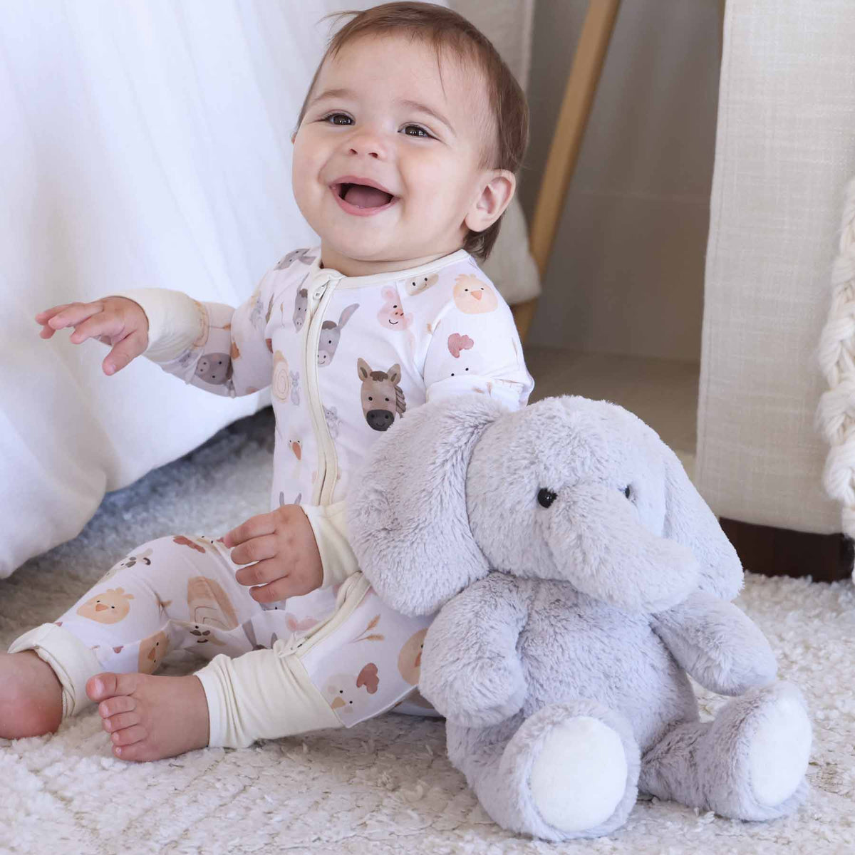 Large Cuddle Plush Friends | Ellie Elephant