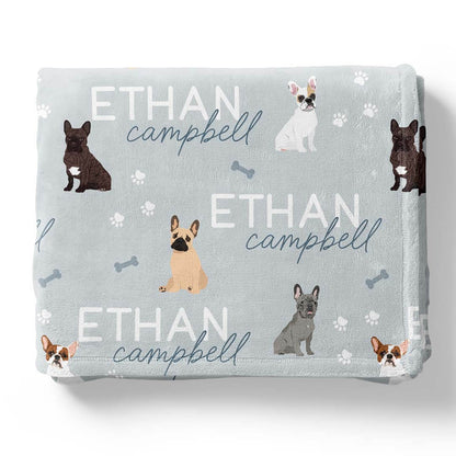 Personalized Kids Blankets | Dog Breeds - Part 1