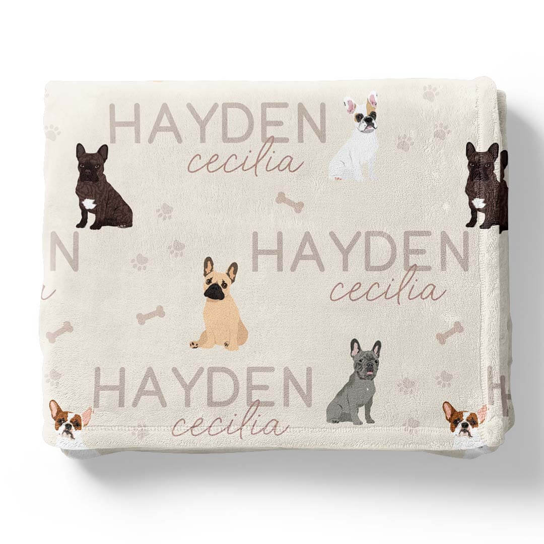 Personalized Kids Blankets | Dog Breeds - Part 1