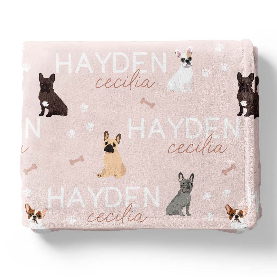 Personalized Kids Blankets | Dog Breeds - Part 1