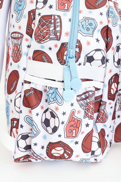 Kids Embroidered Backpack | Half Time