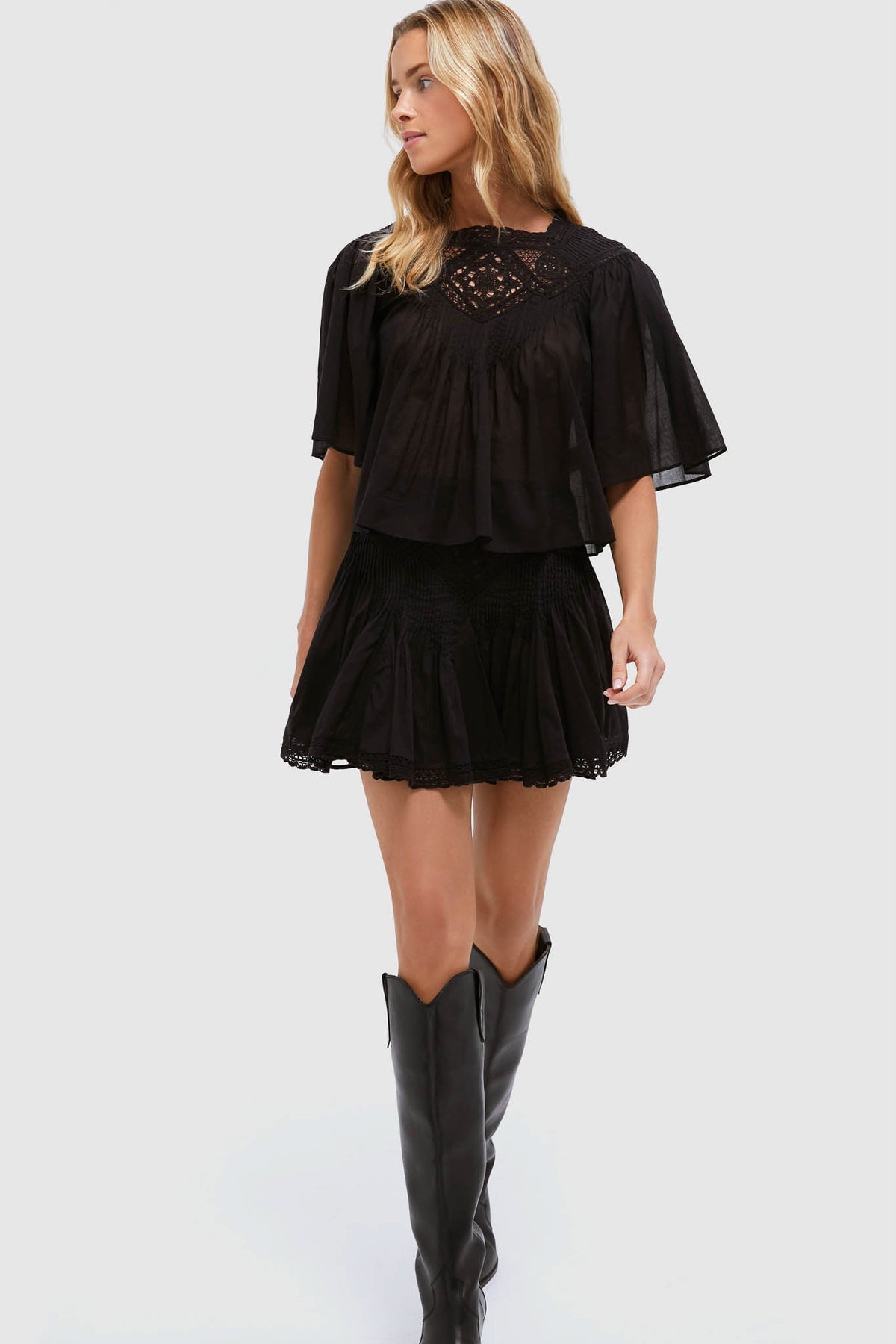 Black Garia Top