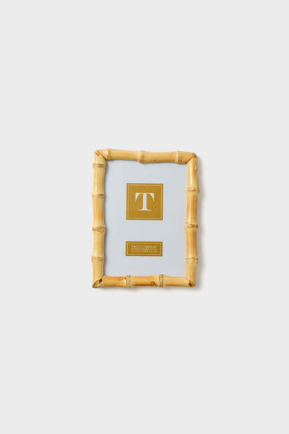 5x7 Blonde Natural Bamboo Finish Photo Frame