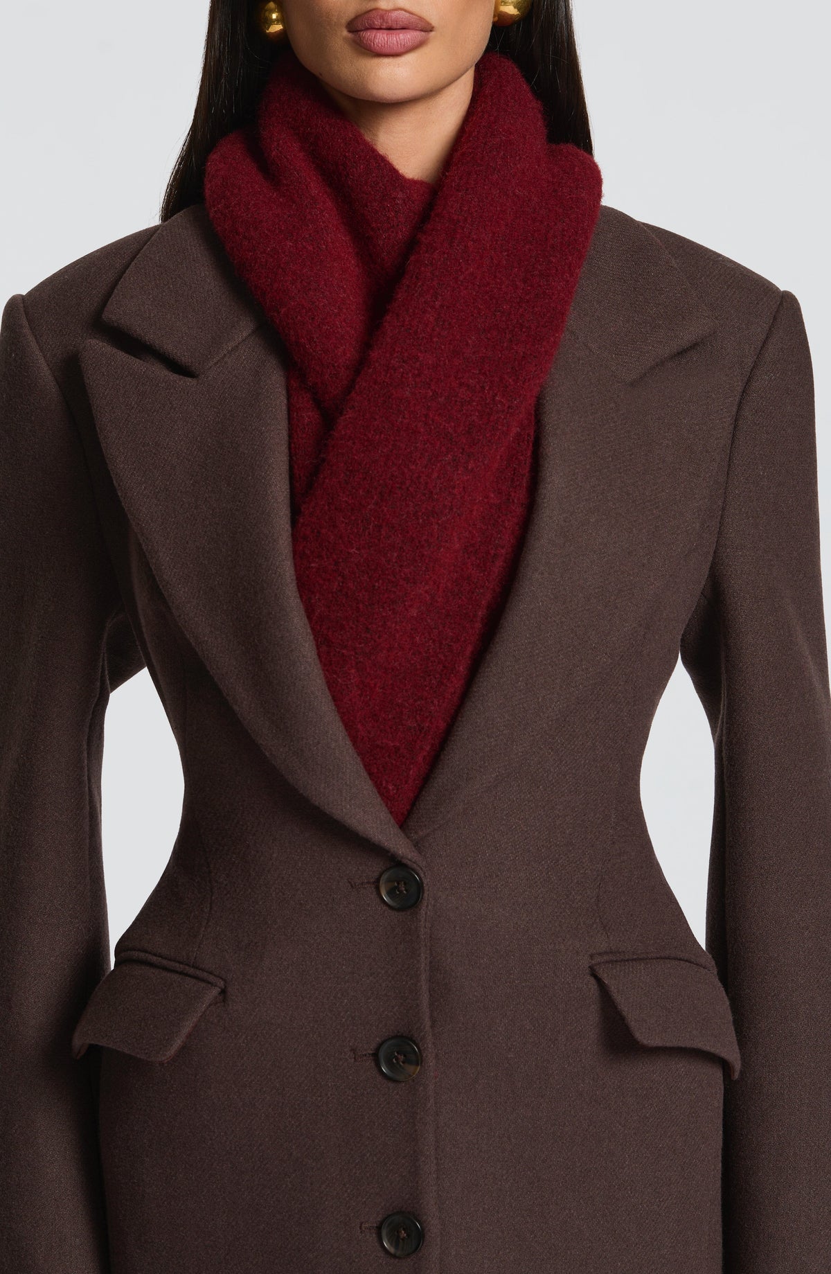 Jeanie Scarf - Burgundy