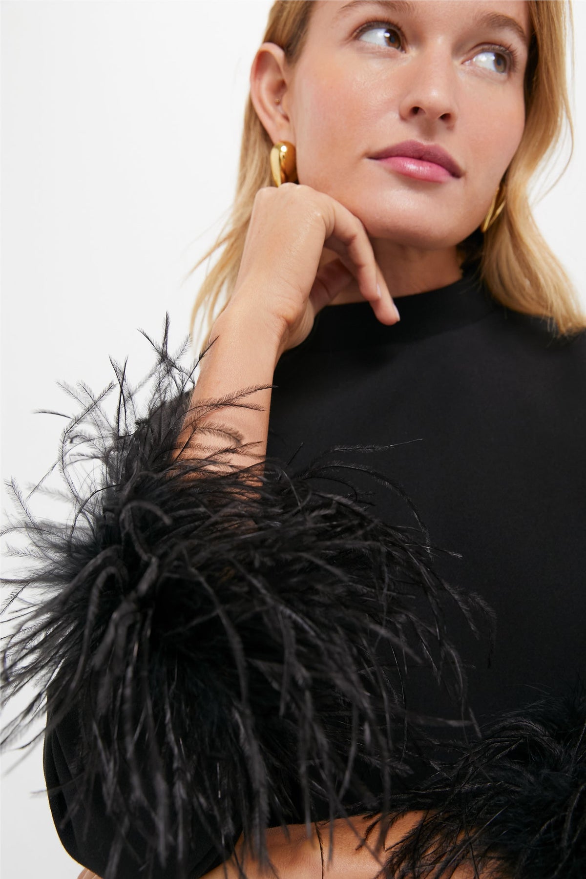 Black Feather Mod Ellie Dress