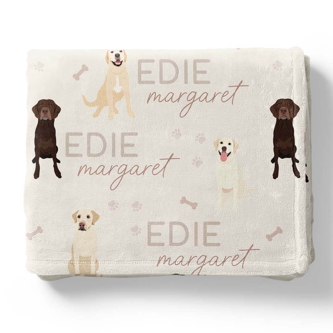 Personalized Kids Blanket | Lab