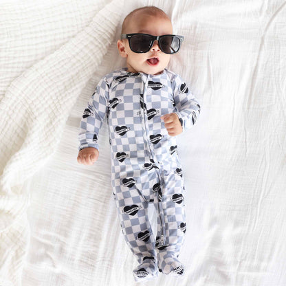 Mama's Boy Zipper Footie