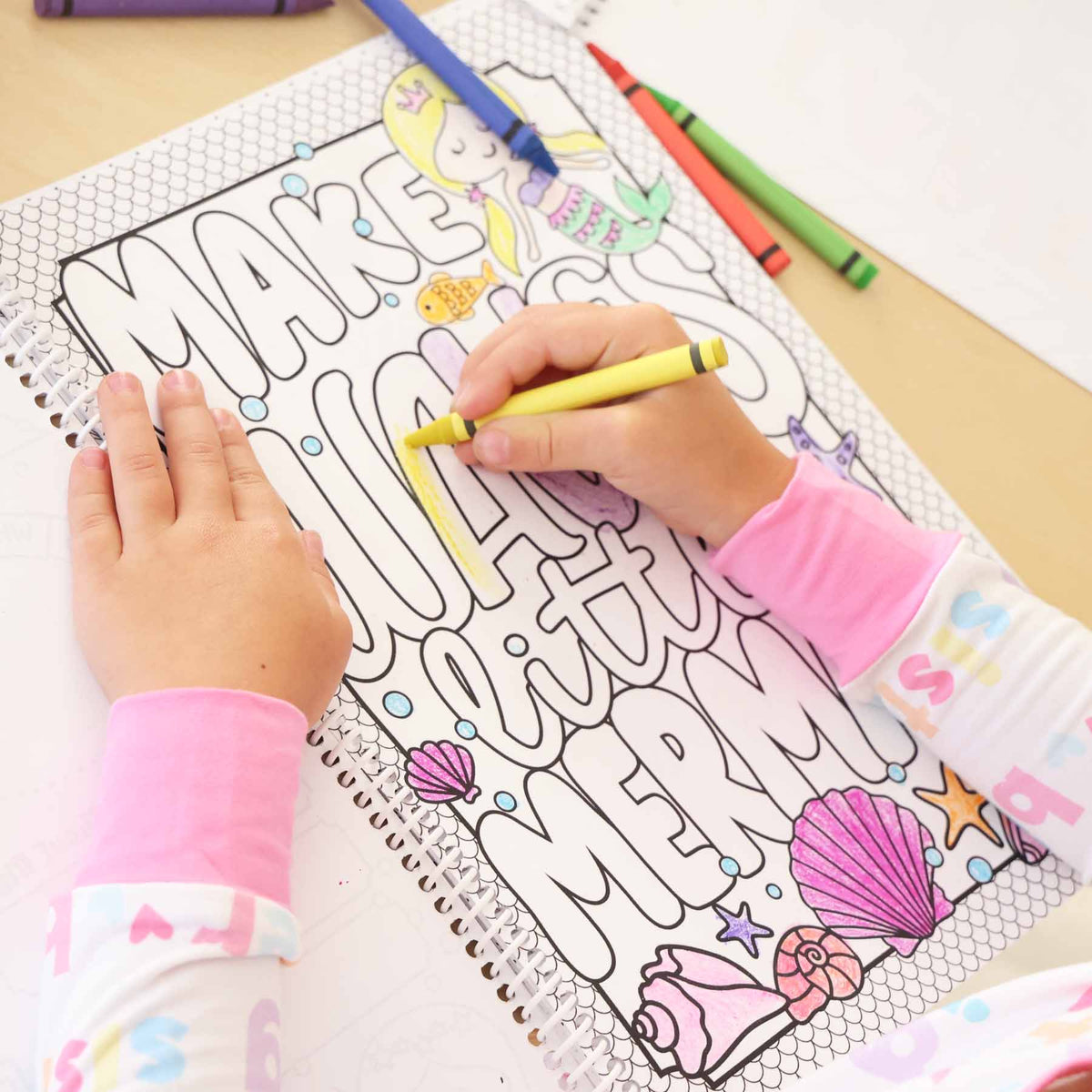 Personalized Coloring Book | Mermaid Magic