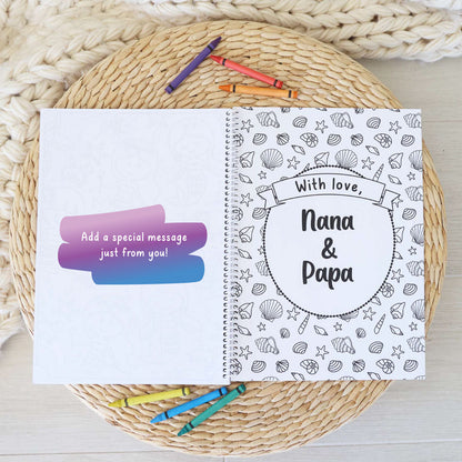 Personalized Coloring Book | Mermaid Magic