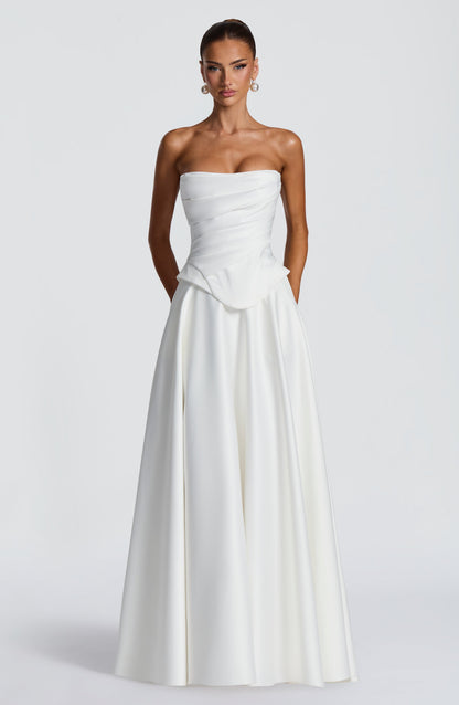 Mira Maxi Skirt - Ivory