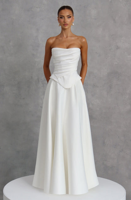 Mira Maxi Skirt - Ivory
