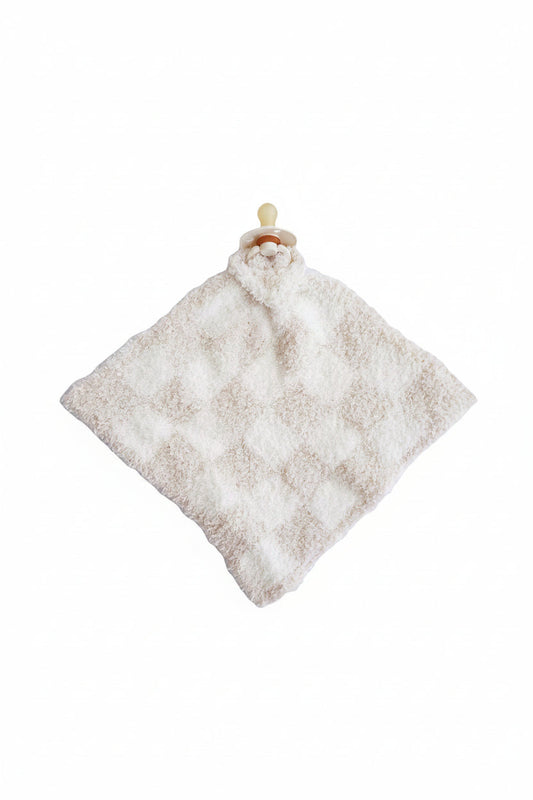 CuddleLane™ Luxe Lovey | Toffee Check