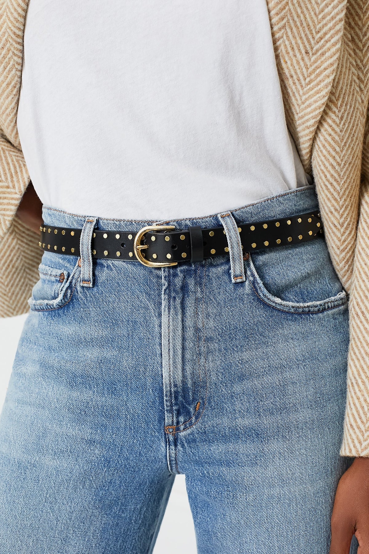 Black Zap Milly Studs Belt